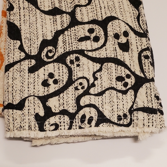 Cynthia Rowley Curious Halloween Ghost Set of 3 Kitchen Towels 100% Cotton NEW - Picture 2 of 7
